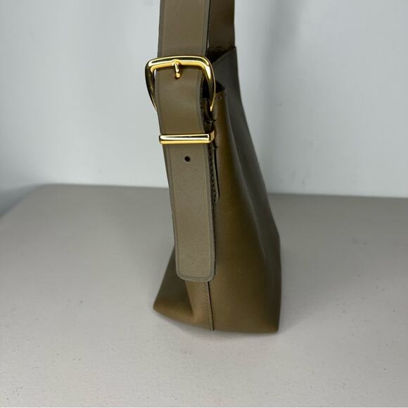 Madewell Burnt Olive Green The Essential Mini Bucket Tote - Picture 5 of 6